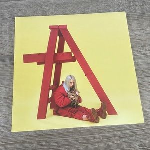Billie Eilish don’t smile at me red transparent vinlyl!